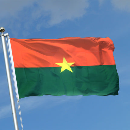 Drapeau Burkina Faso Haute Qualité