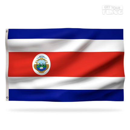 Drapeau Costa Rica Haute Qualité