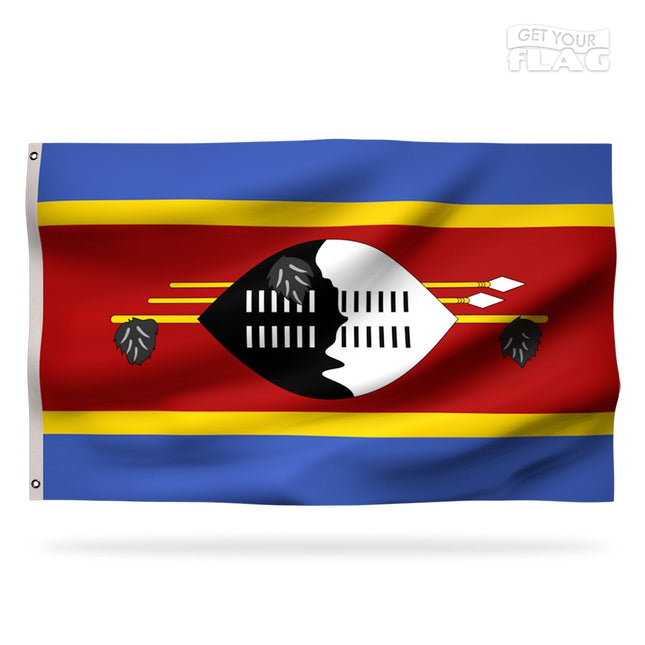 Drapeau Eswatini Haute Qualité