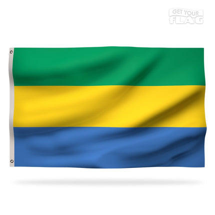 Drapeau Gabon Haute Qualité