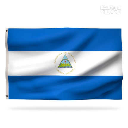 Drapeau Nicaragua Haute Qualité