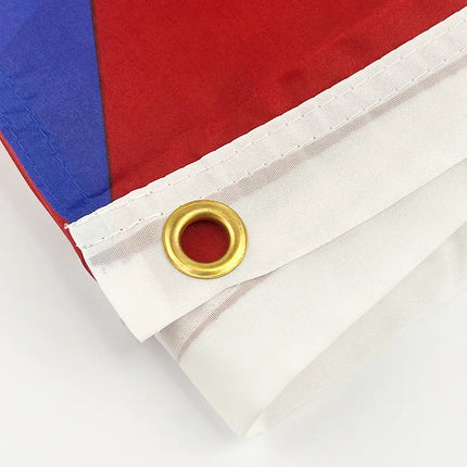 Drapeau Cuba double oeillets