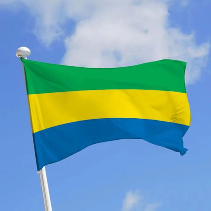 Drapeau Gabon Haute Qualité