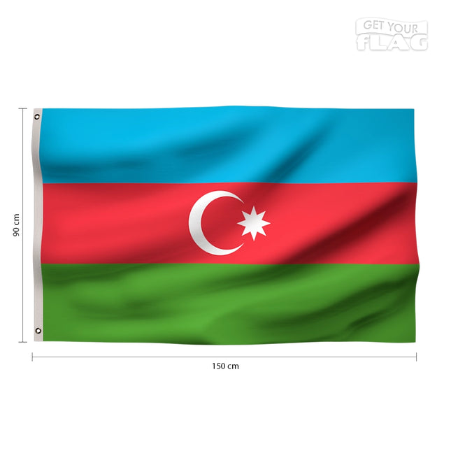 Drapeau Azerbaïdjan 90x150