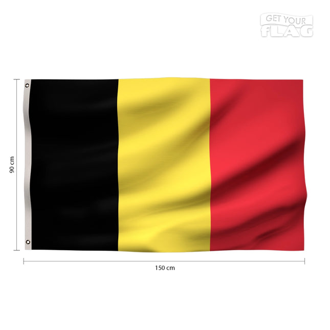 Drapeau Belgique 90x150