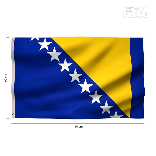 Drapeau Bosnie-Herzégovine 90x150