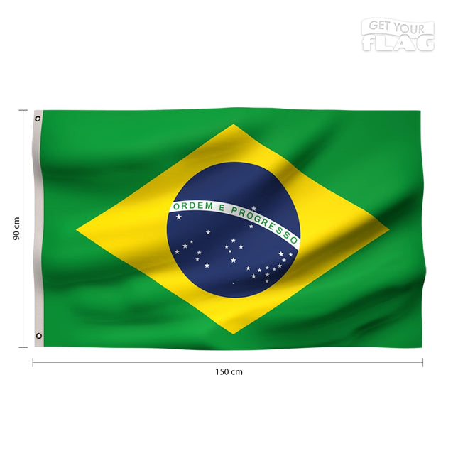 Drapeau Brésil 90x150