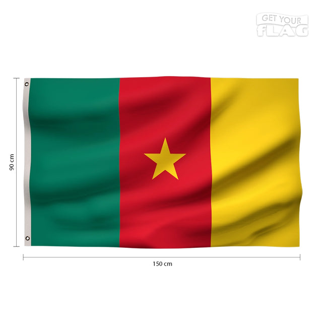 Drapeau Cameroun 90x150