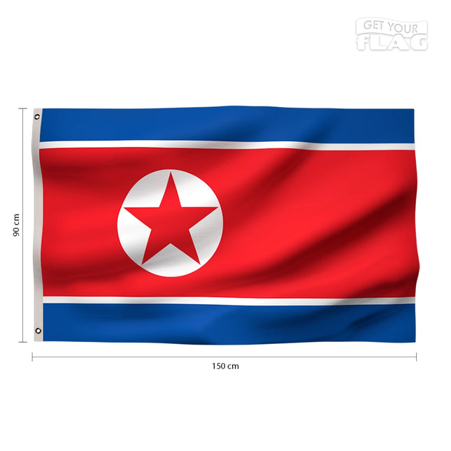 Drapeau Corée du Nord 90x150