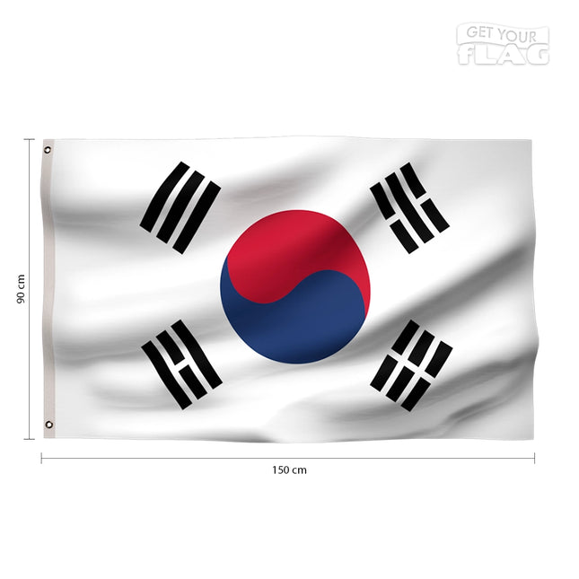 Drapeau Corée du Sud 90x150