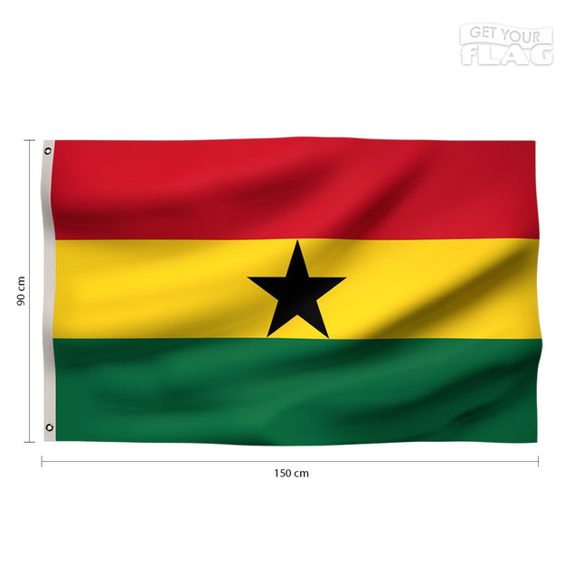 Drapeau Ghana 90x150