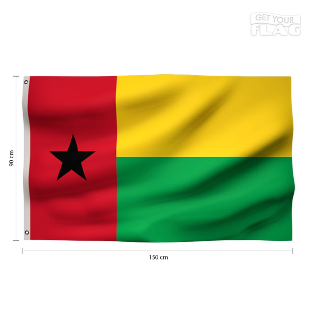 Drapeau Guinée-Bissau 90x150
