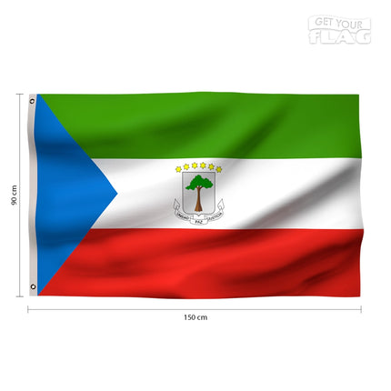 Drapeau Guinée équatoriale 90x150