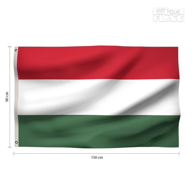 Drapeau Hongrie 90x150