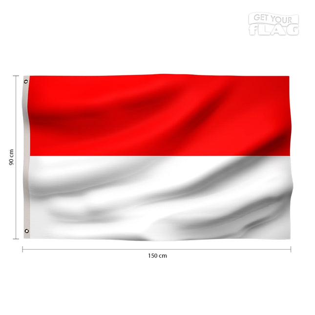 Drapeau Indonésie 90x150