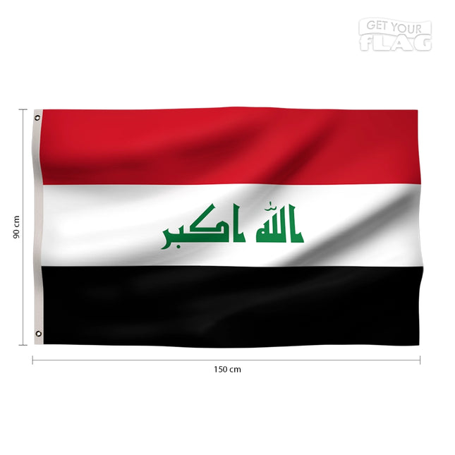 Drapeau Irak 90x150