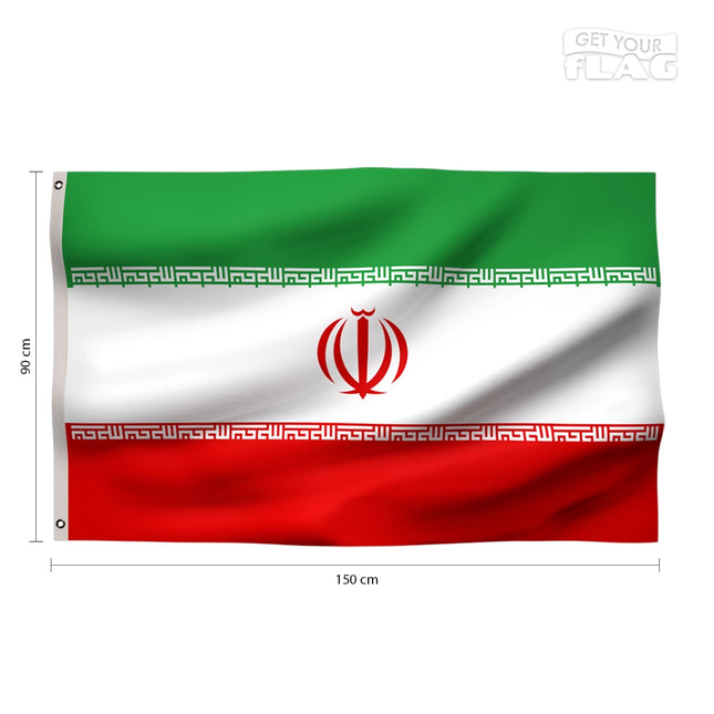 Drapeau Iran 90x150