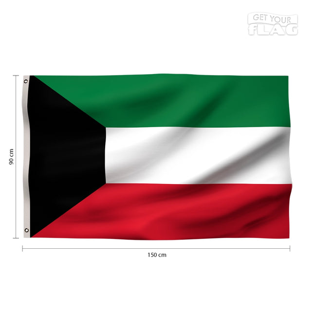 Drapeau Koweït 90x150