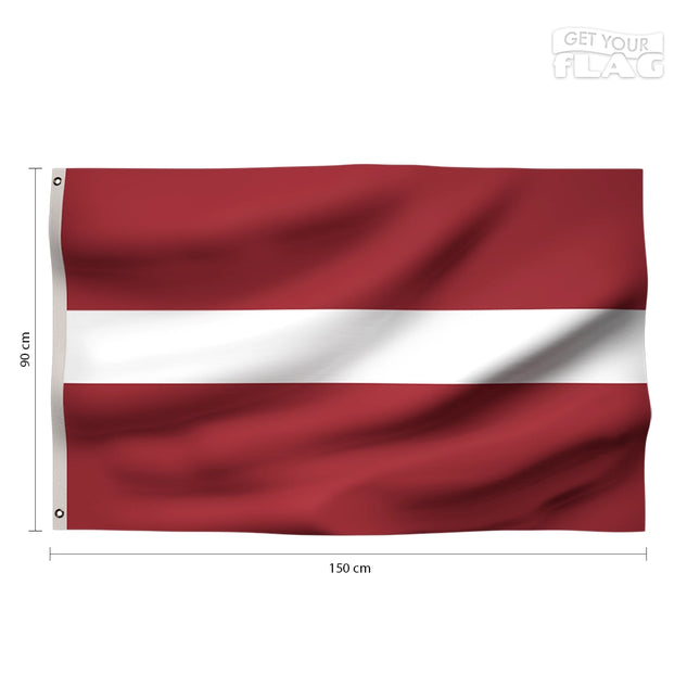 Drapeau Lettonie 90x150