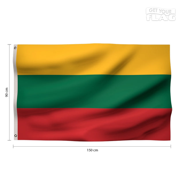 Drapeau Lituanie 90x150