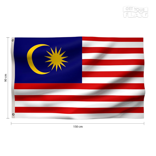 Drapeau Malaisie 90x150