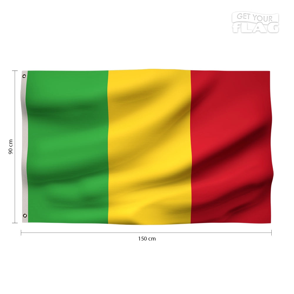 Drapeau Mali Haute Qualité - Get Your Flag