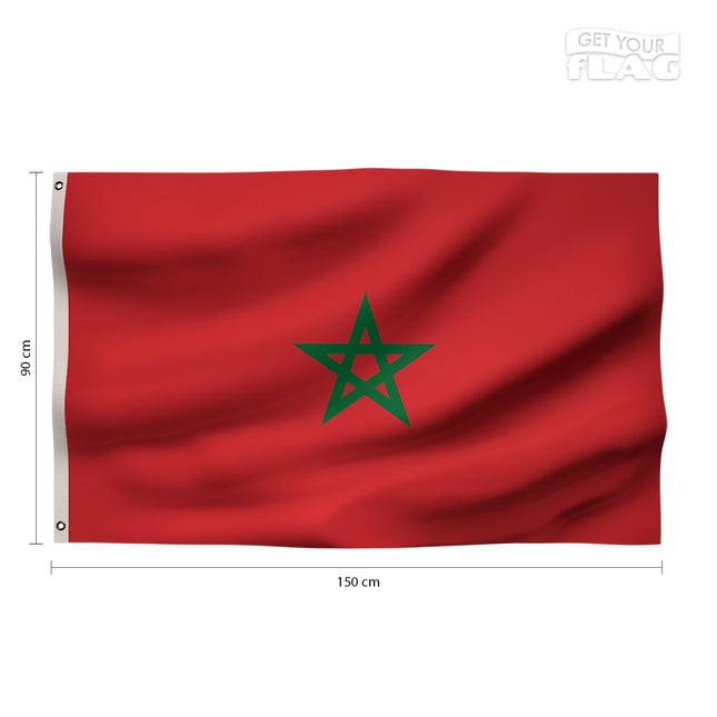Drapeau Maroc 90x150