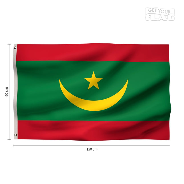 Drapeau Mauritanie 90x150