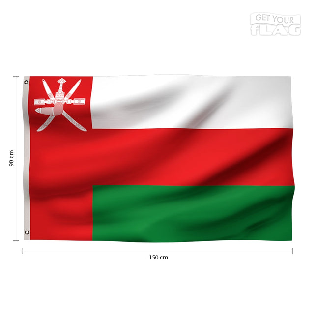 Drapeau Oman 90x150