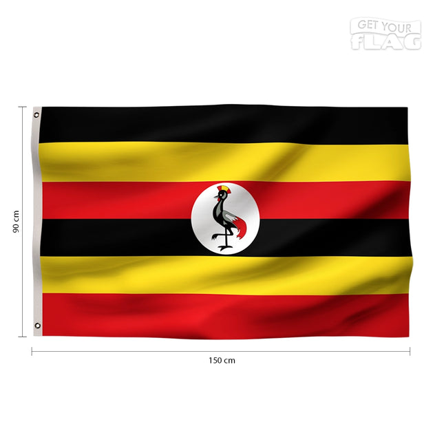 Drapeau Ouganda 90x150