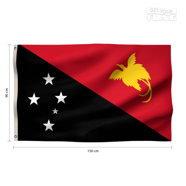 Drapeau Papouasie-Nouvelle-Guinée 90x150