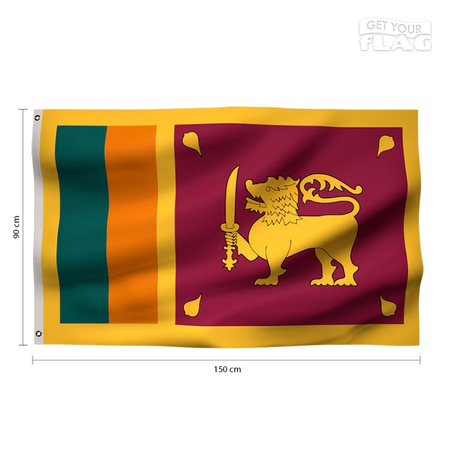 Drapeau Sri lanka 150x90