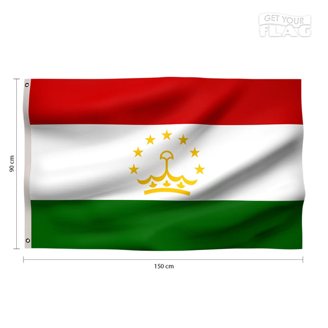 Drapeau Tadjikistan 150x90