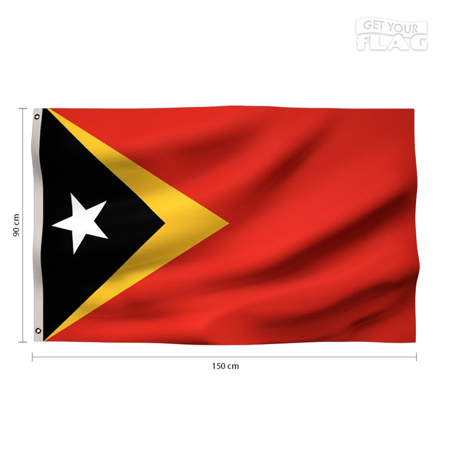 Drapeau Timor Oriental 90x150