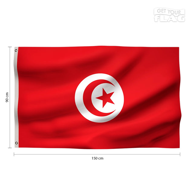 Drapeau Tunisie 90x150