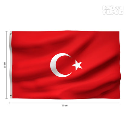 Drapeau Turquie 60x90