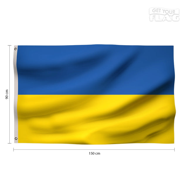 Drapeau Ukraine 90x150
